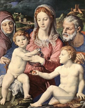  Saint Tableaux - Sainte famille Florence Agnolo Bronzino